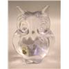 Image 1 : A DAUM COLORLESS GLASS FIGURE OF AN OWL