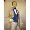 Image 1 : A WATERCOLOR PORTRAIT OF A STANDING GENTLEMAN