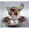 Image 1 : A GILT DECORATED IMARI STYLE PATTERN CUP AND SAUC
