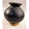 Image 1 : A BLACK OVOID WATER JUG