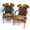 Image 1 : A PAIR OF BIEDERMEIER ARM CHAIRS