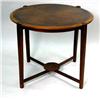 Image 1 : A ROSEWOOD ROUND GAMES TABLE