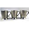 Image 1 : A SET OF SEVEN ENGLISH PEWTER MUGS