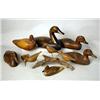 Image 1 : AN ASSORTED GROUP OF WOOD DECOY CARVINGS All lack