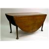 Image 1 : A GEORGE I WALNUT DROP-LEAF DINING TABLE English,