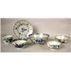 Image 1 : FIVE DELFT BOWLS AND A PLATE (losses)