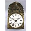 Image 1 : A STAMPED GILT BRASS AND ENAMELED HANGING WALL CL