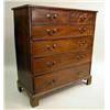 Image 1 : A GEORGE II MAHOGANY CHEST OF DRAWERS English, di