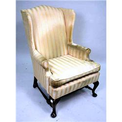 A QUEEN ANNE STYLE EASY CHAIR In the Massachusett