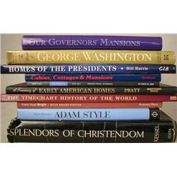 A GROUP OF BOOKS RELATING TO PRESIDENTS, THEIR HO