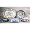 Image 1 : SIX BLUE AND WHITE STAFFORDSHIRE ITEMS Including 