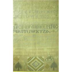 A SAMPLER By Elisabeth Robers, born July 1783, ag