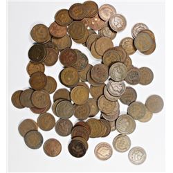 100 MIXED INDIAN CENTS