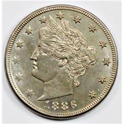 1886 LIBERTY NICKEL