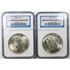 Image 1 : TWO PEACE DOLLARS