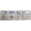 Image 2 : FOUR PCGS FRANKLIN HALF DOLLARS: