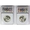 Image 2 : TWO FRANKLIN HALF DOLLARS: