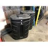 Image 1 : PAIR OF CREATIVE DISPLAY STORAGE CONTAINER WITH CONTENTS