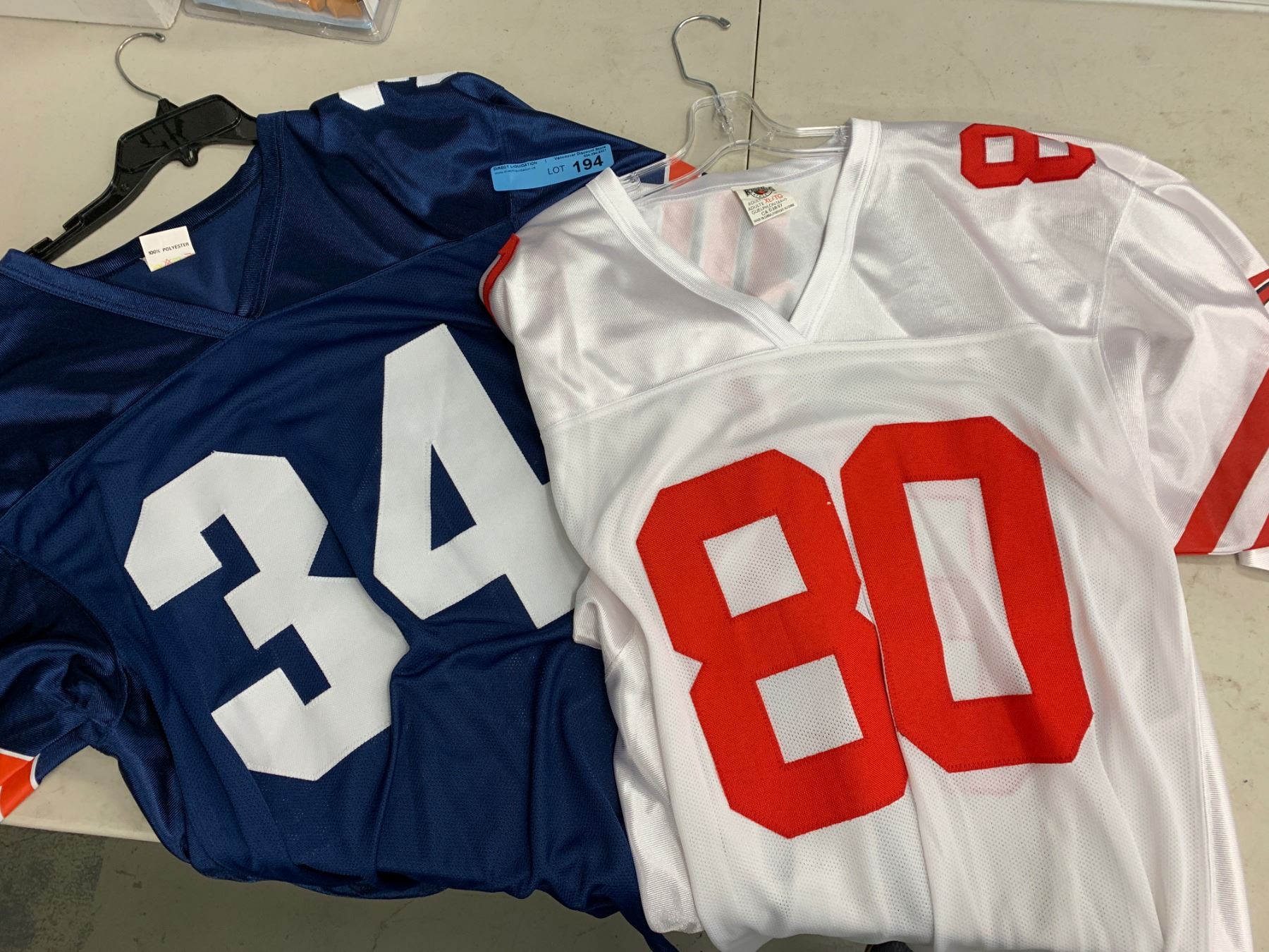 2 X NFL PRACTICE JERSEYS