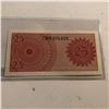 Image 2 : Uncirculated CRISP Bank of INDONESIA 25 Lima Sen Note Serial CMN076408