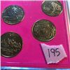 Image 2 : 1999 Complete Type Set Statehood Quarters 24kt Gold Plated in Hard Display