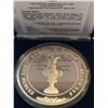 Image 2 : HUGE 5 Ounces of SILVER 1987 AMERICAS CUP PROOF COA in Original Box