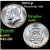 Image 1 : 1964-p . . Kennedy Half Dollar 50c Grades GEM Unc