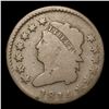Image 2 : **Auction Highlight** 1814 Crosslet 4 Ultra Scarce Classic Head Large Cent 1c Graded f+ By USCG (fc)