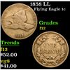 Image 1 : 1858 LL . . Flying Eagle Cent 1c Grades f, fine