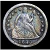 Image 2 : 1843-p . . Seated Liberty Dime 10c Grades vf details