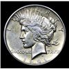 Image 2 : 1921-p One Year Type coin Looks like it had ben plated in gold? Peace Dollar $1 Grades Unc Details