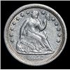 Image 2 : 1857-o Great Eye Appeal Looks Unc Seated Liberty Half Dime 1/2 10c Grades Select AU