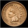 Image 2 : 1862 . . Indian Cent 1c Grades Choice AU/BU Slider