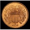 Image 2 : *Auction Highlight* 1865/1865 Vp-007 Ultra Rare Two Cent Piece 2c Graded Choice Unc RD By USCG (fc)