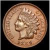 Image 2 : 1889 Lots Of Red Peeking Through . Indian Cent 1c Grades Select Unc BN