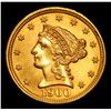 Image 2 : *Auction Highlight* 1900-p . Ultra Clean Fields Gold Liberty $2 1/2 Graded GEM+ Unc By USCG (fc)