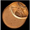 Image 2 : Mint Error Struck 55% Off Center . Lincoln Cent 1c Grades Choice Unc RD