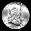 Image 2 : 1961-p . . Franklin Half Dollar 50c Grades Select Unc