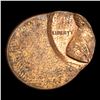 Image 2 : Mint Error 60% Off Center Strike . Lincoln Cent 1c Grades Choice Unc RB