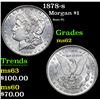 Image 1 : 1878-s Semi PL . Morgan Dollar $1 Grades Select Unc