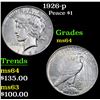 Image 1 : 1926-p . . Peace Dollar $1 Grades Choice Unc