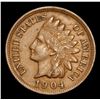 Image 2 : 1904 . . Indian Cent 1c Grades Choice AU/BU Slider