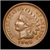 Image 2 : 1905 . . Indian Cent 1c Grades Choice AU/BU Slider