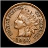 Image 2 : 1905 . . Indian Cent 1c Grades Select AU