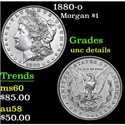 1880-o . . Morgan Dollar $1 Grades Unc Details