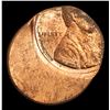 Image 2 : 19xx Mint Error Struck 50% Off Center . Lincoln Cent 1c Grades Choice Unc RB