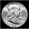 Image 2 : 1962-p . . Franklin Half Dollar 50c Grades Choice Unc