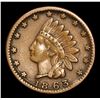 Image 2 : 1863 Crossed Cannons . . Civil War Token 1c Grades xf+