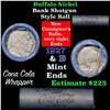 Image 1 : Full roll of Buffalo Nickels, 1927 on one end & a 'd' Mint reverse on other end (fc)
