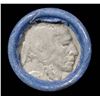 Image 2 : Full roll of Buffalo Nickels, 1927 on one end & a 'd' Mint reverse on other end (fc)